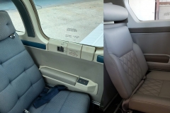 Bonanza Before and After-Passenger Seat