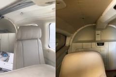 Before and After- Baggage Compartment and Headliner