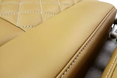 Twin Comanche Seat Stitching